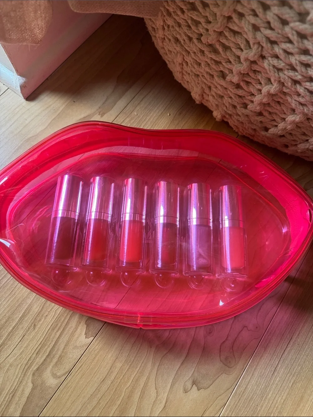 BUXOM Pink Lip-Shaped Gloss Set